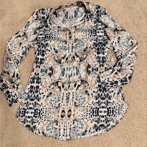 Chico's Women's Floral Print Blouse